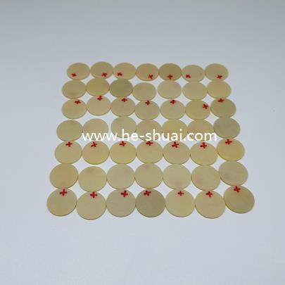 Piezo disc without electrode